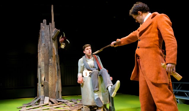 Een scène uit de kindervoorstelling Gruffalo. Foto PR Openluchttheater Eibergen - Hans Thissen