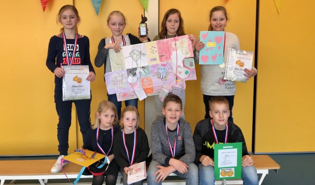 De winnaars van het taalproject. Foto: PR