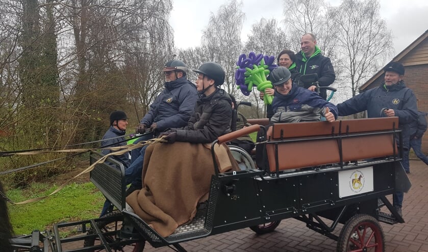 De nieuwe menwagen werd meteen in gebruik genomen. Foto: Kyra Broshuis
