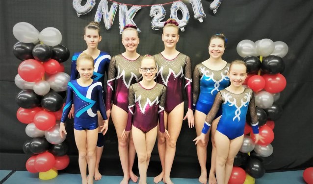 De die deelnemende teams van G.V. Borchlo. Foto: Corine Vrieze