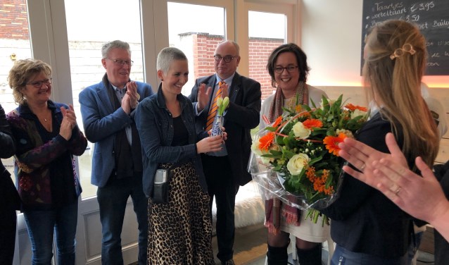 Myrthe Sikkink met Jan Markink en Stas Van Ark. Foto: PR