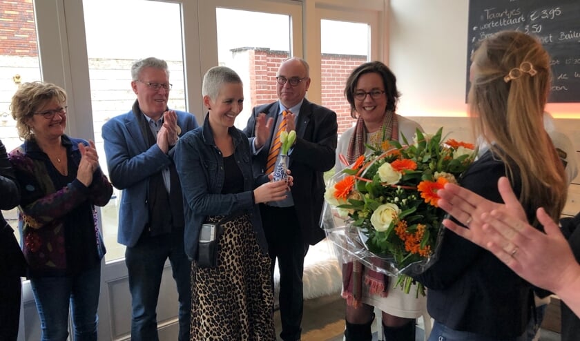 Myrthe Sikkink met Jan Markink en Stas Van Ark. Foto: PR