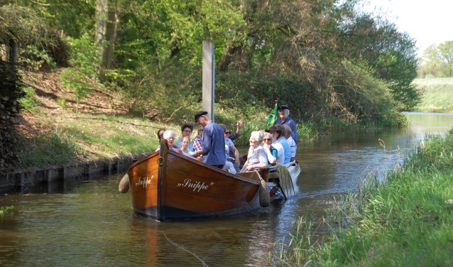 De Snippe onderweg op de Berkel bij Eibergen. Foto: Bert Dijkhuizen