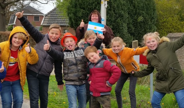 Vrolijkheid tijdens de vossenjacht. Foto: Sonja Grooters