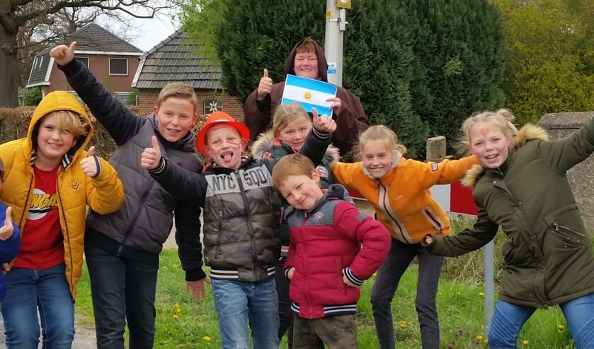 Vrolijkheid tijdens de vossenjacht. Foto: Sonja Grooters