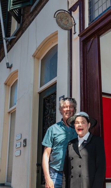 Hans Heesen en Karina Holla. Foto: Henk Derksen