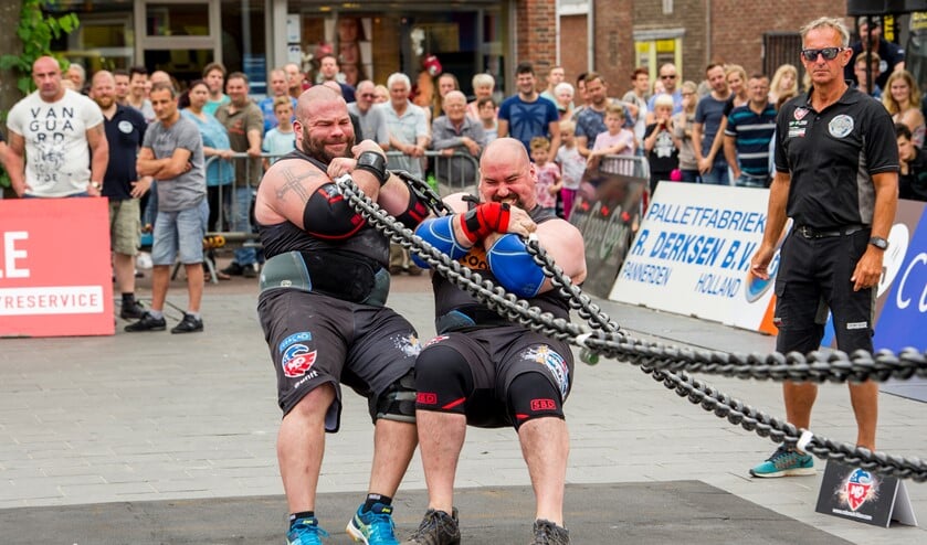 Op zaterdag 15 juni strijden de sterkste mannen van de wereld op het DRU-industrieterrein in Ulft in de Strongman Champions League. Foto: Simon Schutter Fotografie