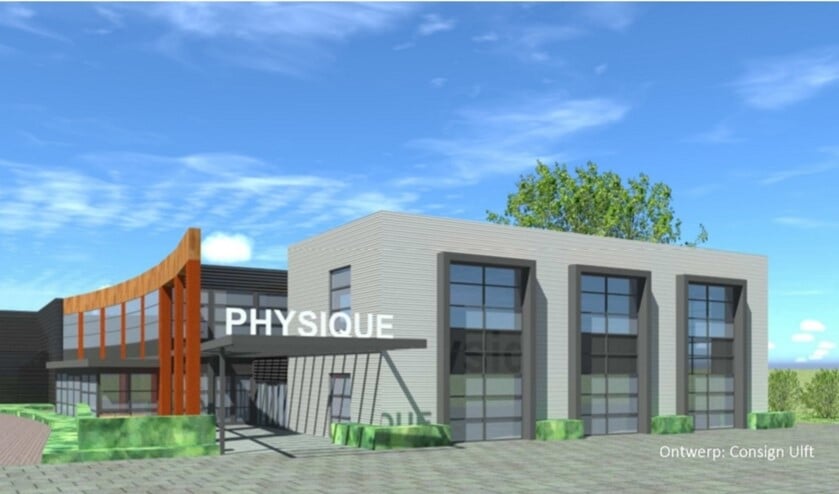 Zo komt het vernieuwde pand van Physique eruit te zien. Foto: Consign, bouwkundig teken- en adviesbureau