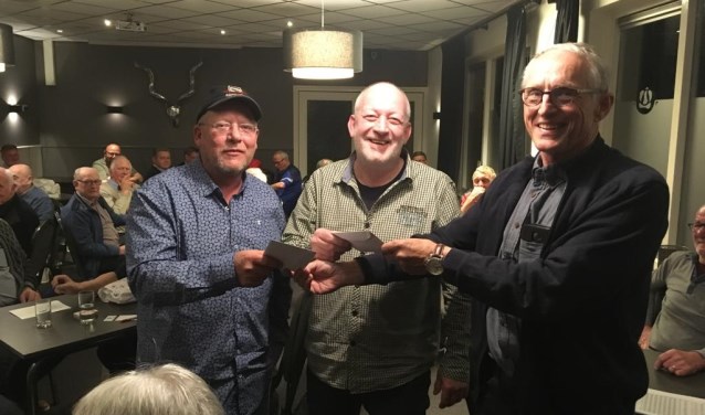 De eerste prijs wordt uitgereikt aan Jaap Jansen en Walter Penterman. Foto: PR