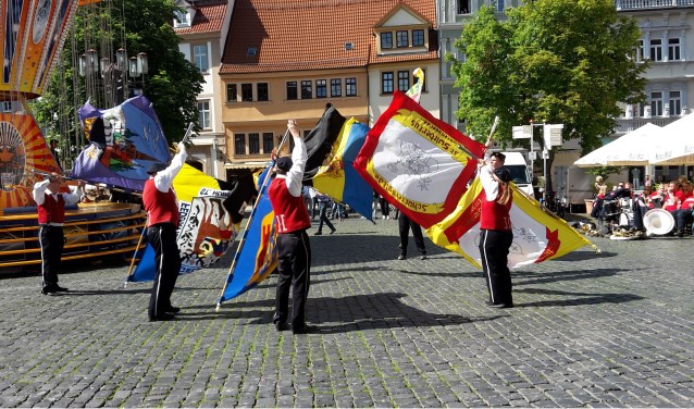 De vendeliers van Switbertus in Gotha (voormalig Oost-Duitsland). Foto: Bennie Heutinck