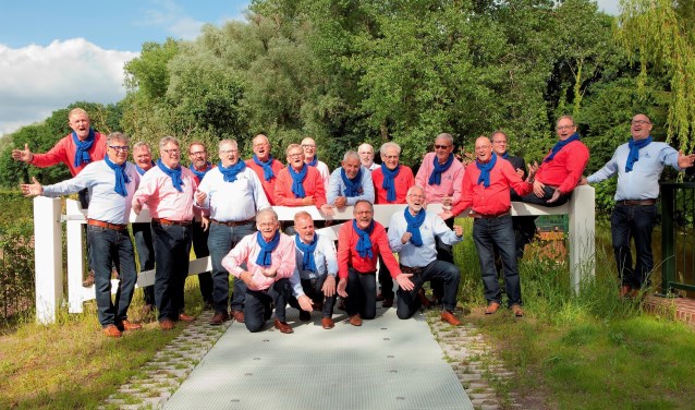 The Greyhound Barbershopsingers uit Winterswijk te gast bij het jaarconcert van Inter Nos. Foto: PR