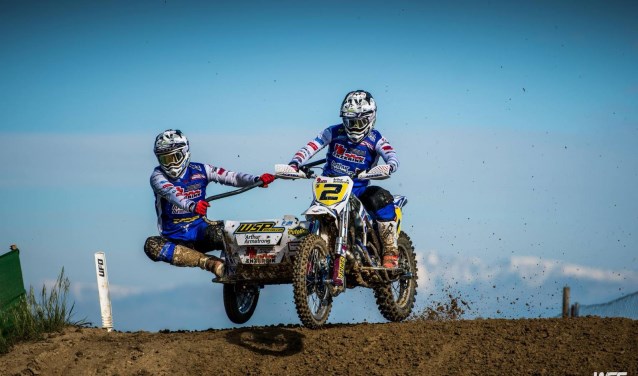 Koen Hermans en Nicolas Musset op weg naar hun 2e GP-zege. Foto: WSC