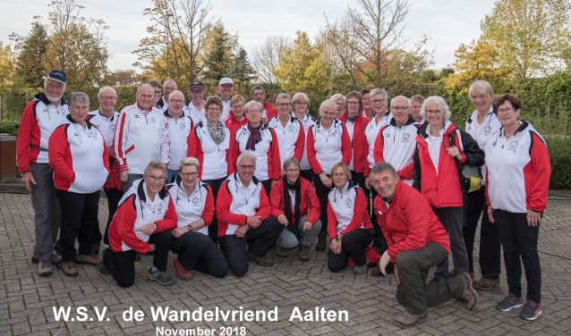 WSV De Wandelvriend leden. Foto: PR