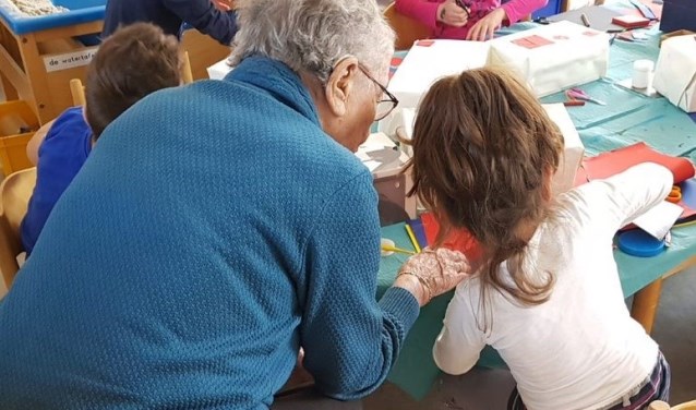 De creativiteit van de leerlingen van CBS 't Loo wordt volop gestimuleerd. Foto: PR