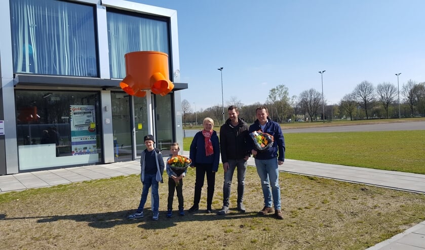 Leden van de Kangoeroeklup, Marleen Ottevanger, Michiel Toebes en Peter Roedema. Foto: Iris Jansen