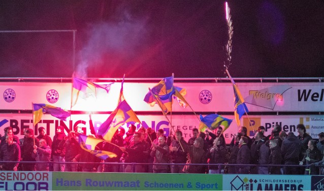 Een sfeerbeeld van de wedstrijd Grol - VIOS in december 2018. Foto: Marcel Houwer