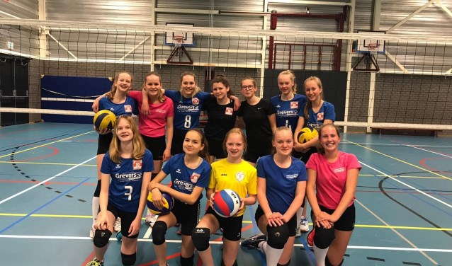 Volley Chicks lopen mee in SamenLoop voor Hoop. Foto: eigen foto