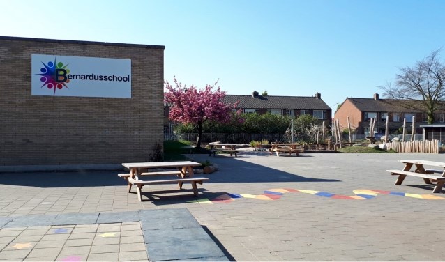 Het vernieuwde schoolplein van de Bernardusschool in Keijenborg. Foto: Marloes Geurtzen