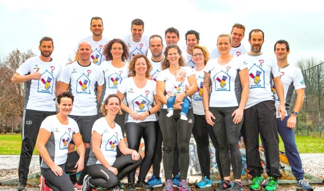  Homerun team Emy, zij lopen voor het Ronald McDonald huis. Foto: PR
