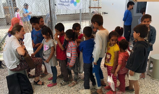 Vluchtelingen op Lesbos. Foto: Digna