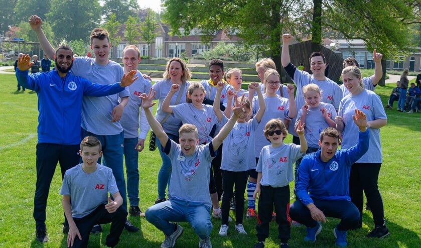 Team 'AZ' kreeg versterking van de Graafschap-spelers Youssef El Jebli en Bakker Foto: Henk den Brok
