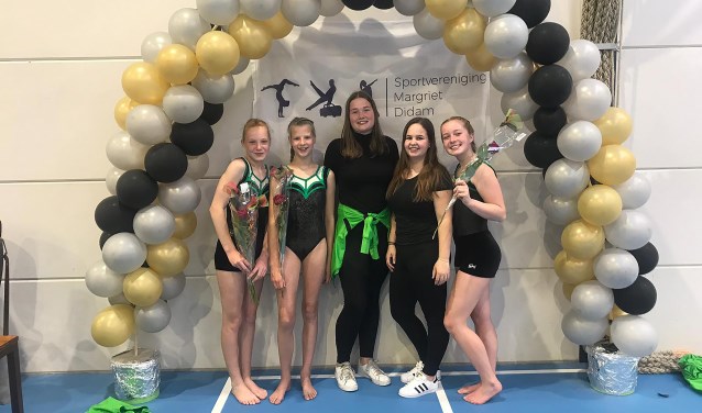 Vlnr: Renee, Lisa, Lisa, Aurora en Marit. Foto: KSH
