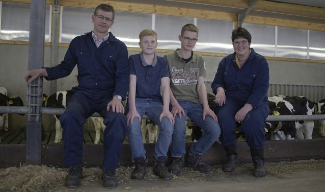 De familie Hesselink is de winnaar in de categorie Vleesvee. Foto: PR