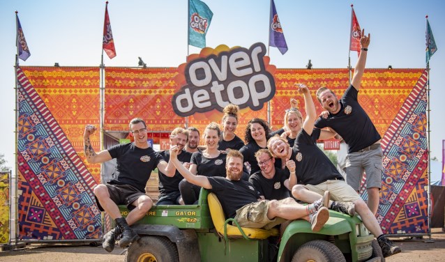 De organisatie van Over De Top. Ramon Heijnst ontbreekt op de foto: Foto: Koolmees Photography