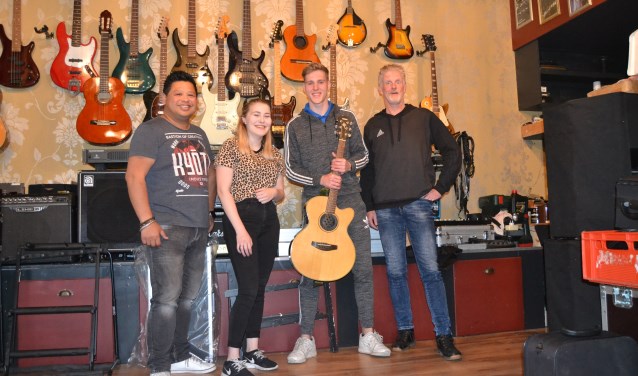 Van links af Gilbert,Meike, Mitch en Bernd. Foto: PR