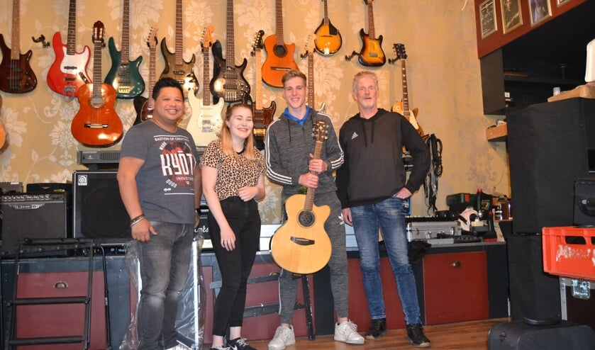 Van links af Gilbert,Meike, Mitch en Bernd. Foto: PR