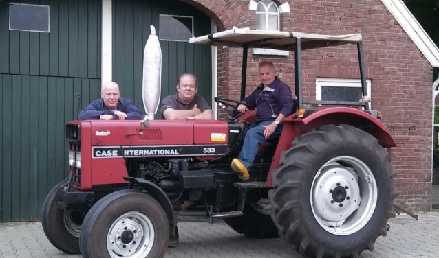 De organisatoren van de toerrit met oude tractoren. Foto: PR