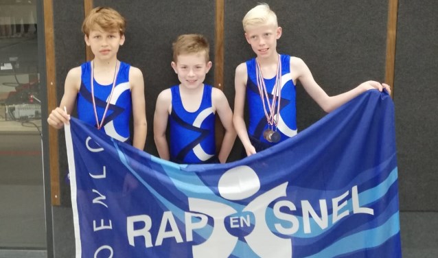 Zilver en brons voor Wes en Teus. Foto: PR Rap en Snel