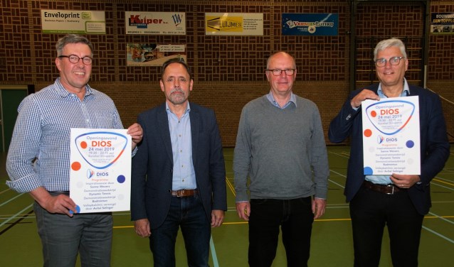 Van links af Jan van der Horst, Henk Teunissen, Wijnand Rigter en Koos Nederlof. Foto: Frank Vinkenvleuge