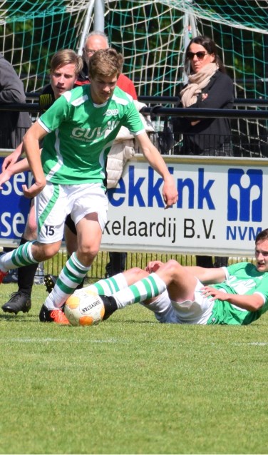 Een spelmoment uit de wedstrijd SVD-AD '69. Foto: PR
