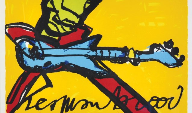 Herman Brood - de kunstenaar en de muzikant. Foto: Herman Brood Museum