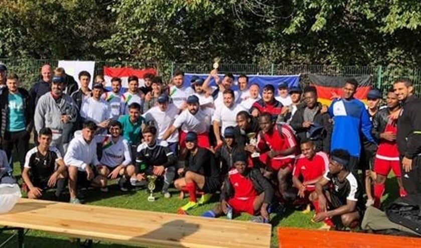 Voetbaltoernooi voor vluchtelingen. Foto: PR