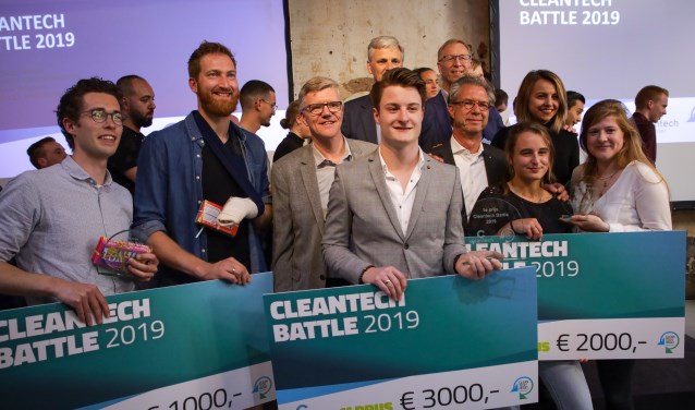Alle winnaars Cleantech Battle 2019. Foto: Cleantech Center