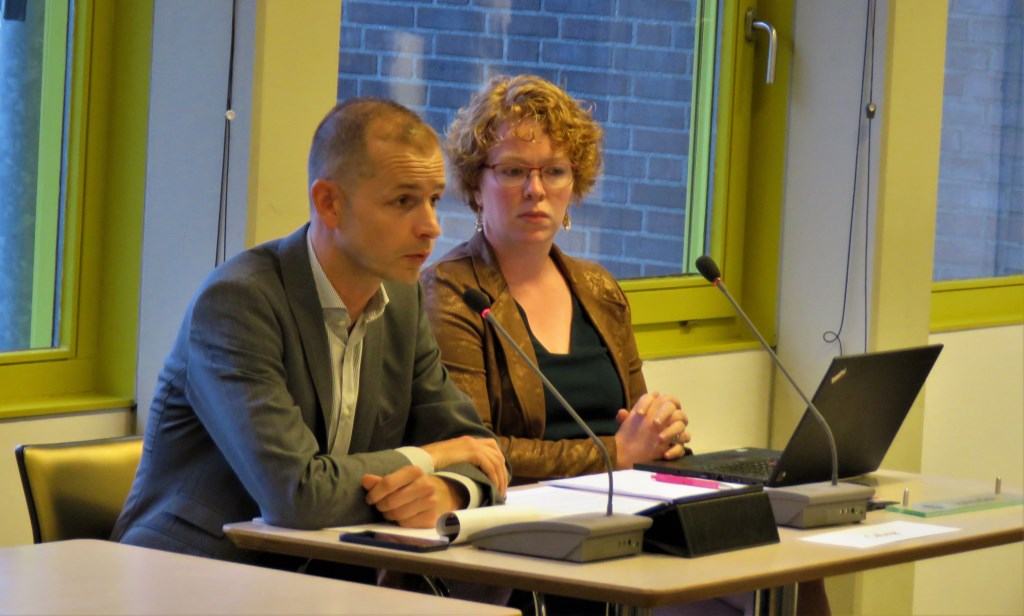 Jorik Huizinga tijdens beeldvormende raad