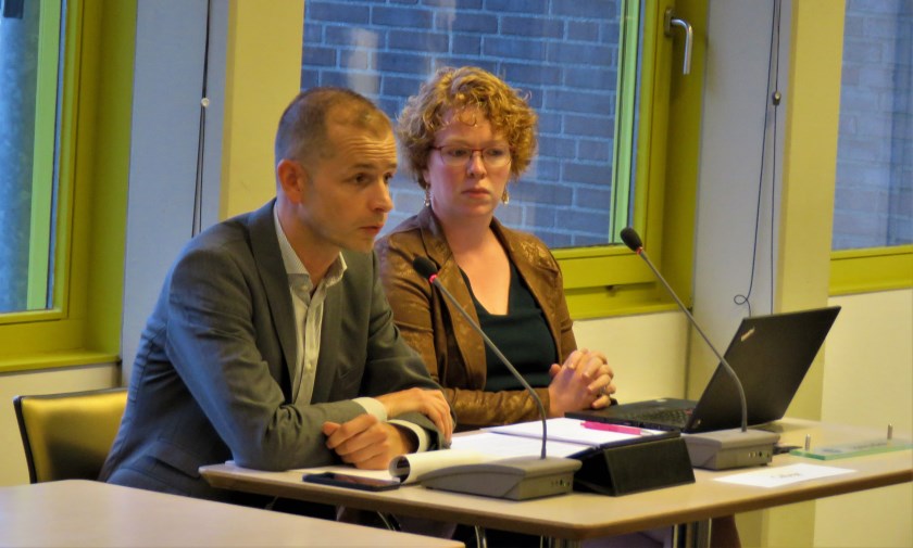 Jorik Huizinga tijdens beeldvormende raad