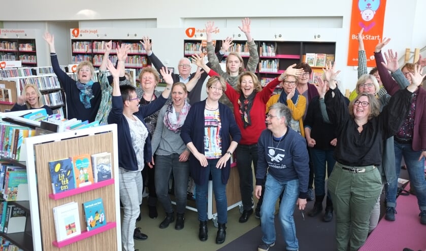 Het bibliotheekteam. Foto: PR