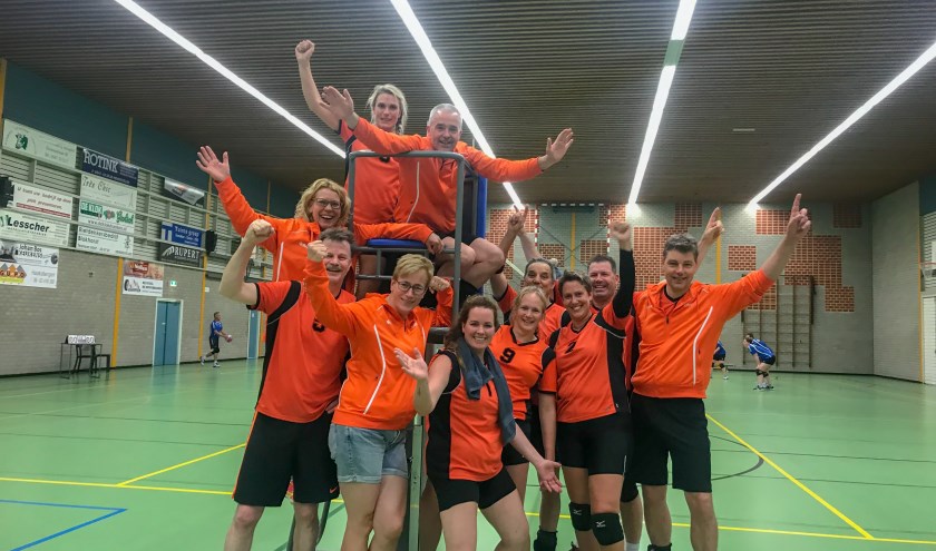 Het recreantenteam van Tornax dat zich voor het NK kwalificeerde. Foto: PR.