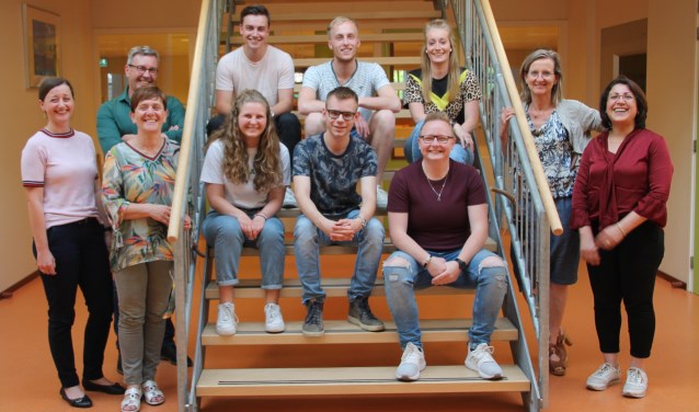 Het enthousiaste team Zomerschool, in IKC De Bosmark. Foto: Lydia ter Welle