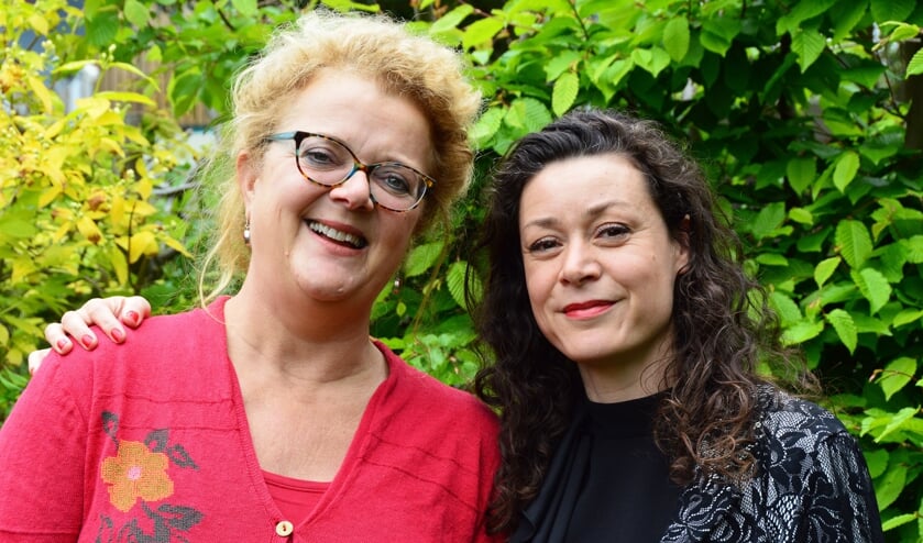 Merel Harkink en Merel Hubatka. Foto: Alize Hillebrink