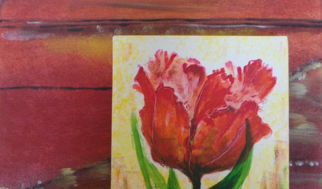 Een schilderij van Thea Bentvelzen. Foto: PR
