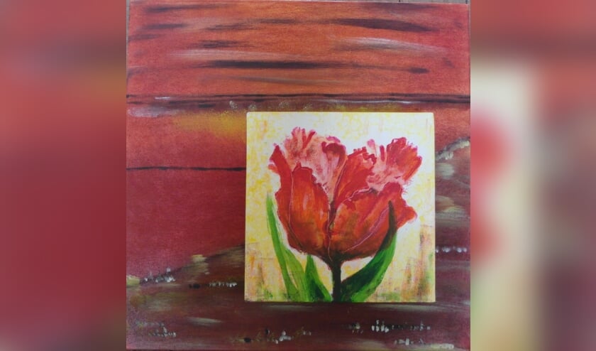 Een schilderij van Thea Bentvelzen. Foto: PR