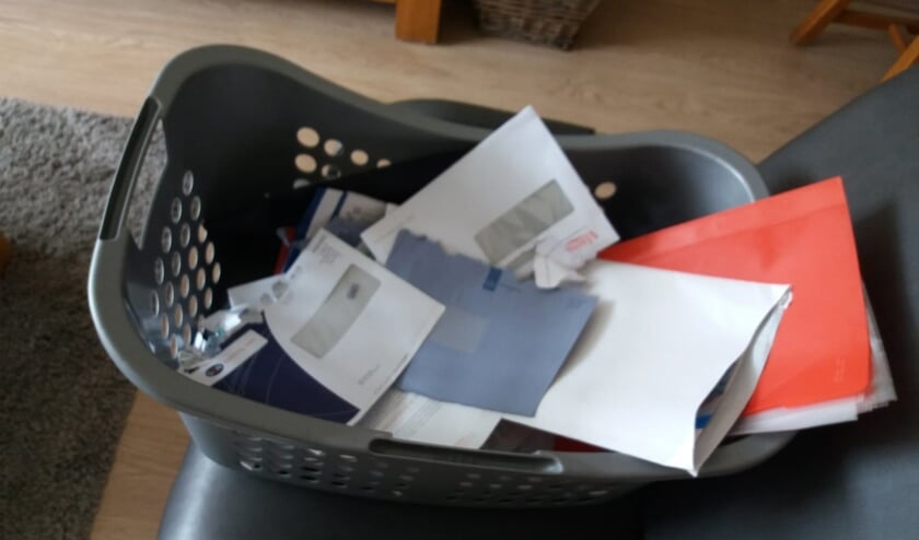 'Een wasmand vol administratie kan je boven het hoofd groeien. Vraag hulp!" Foto: PR