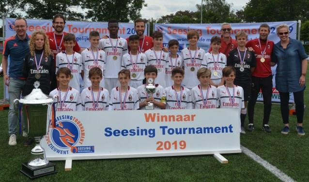 Het winnende team van het Seesing Tournament: AC Milan U12. Foto: PR Seesing Tournament