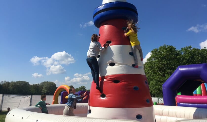 Een hele dag klimmen, klauteren, springen en spetteren. Foto: organisatie Kidspret