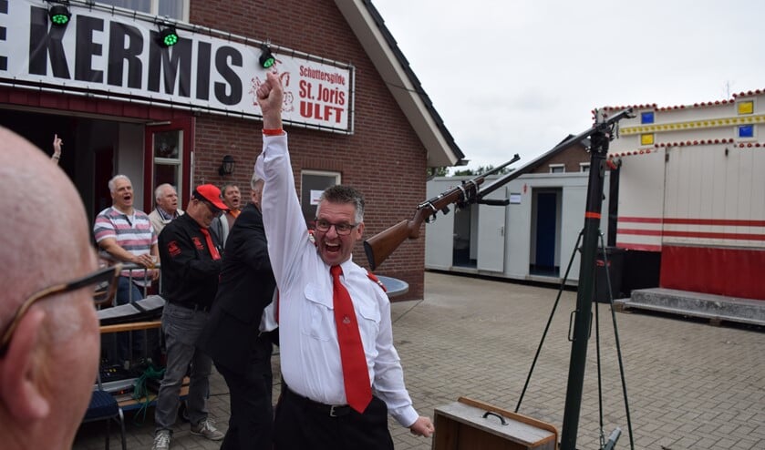 Vreugde bij Wilco Buitink na het lossen van het koningsschot. Foto: PR