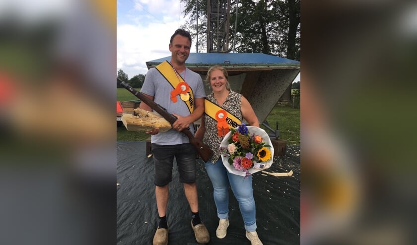 Koningspaar Rob en Anke Dijkstra. Foto: PR